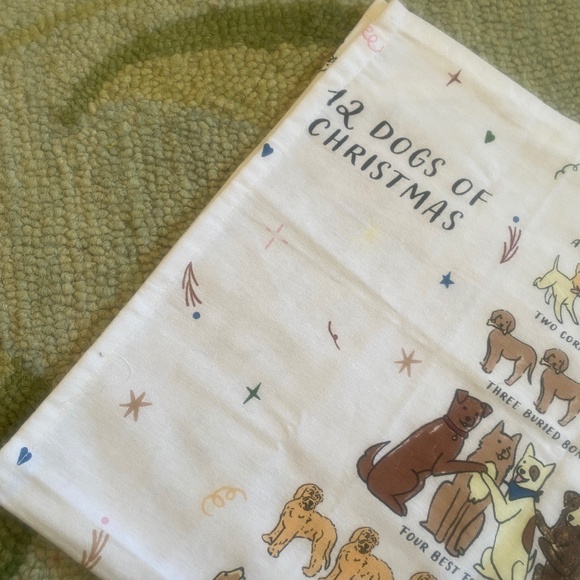 Sur la Table I 12 Dogs of Christmas I 12 Days of Dogs I Kitchen Towel - Picture 13 of 16